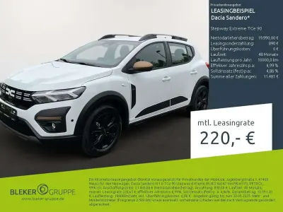 Nuova Dacia Sandero Extreme 91 CV (66 kW) 2025 Bianco Utilitaria