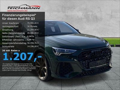 Gebraucht Audi RS Q3 Sportback Advanced 400 PS (294 kW) 2023 Goodwoodgreen perleffekt SUV