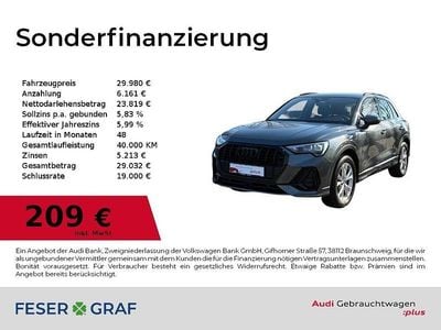 Gebraucht Audi Q3 S-Line 150 PS (110 kW) 2024 Daytonagrau perleffekt SUV
