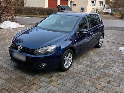Gebraucht VW Golf VI Match 2012 Blau Kleinwagen