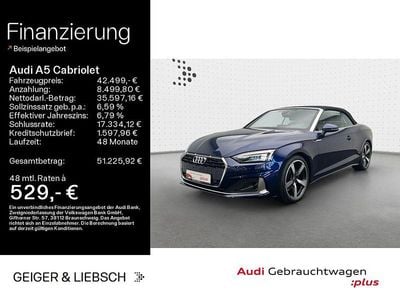 Gebraucht Audi A5 Cabriolet Advanced 150 PS (110 kW) 2024 Blau Cabrio