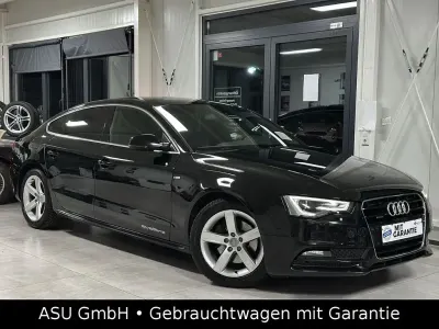 Gebraucht Audi A5 Sportback S-Line 190 PS (139 kW) 2016 Schwarz Kleinwagen