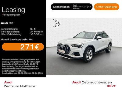 Gebraucht Audi Q3 Advanced 150 PS (110 kW) 2025 Gletscherweiß metallic SUV