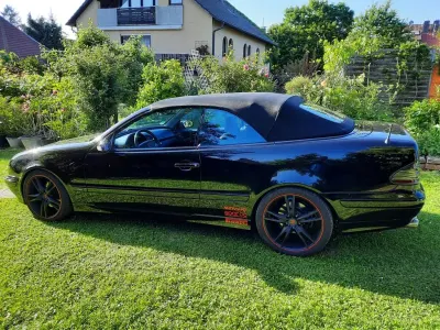 Gebraucht Mercedes CLK200 Avantgarde 163 PS (119 kW) 2001 Schwarz Cabrio