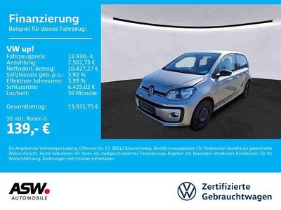 Gebraucht VW up! Active 65 PS (47 kW) 2023 Tungsten silver metallic Kleinwagen