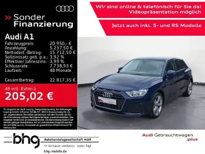 Gebraucht Audi A1 Sportback Advanced Plus 110 PS (80 kW) 2024 Blau Kleinwagen