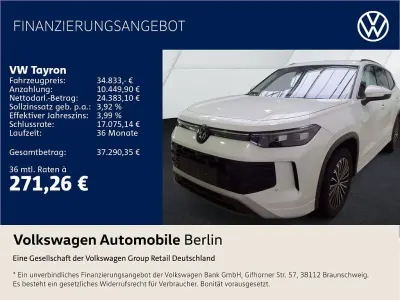 Gebraucht VW Tayron Life 150 PS (110 kW) 2025 Weiß SUV