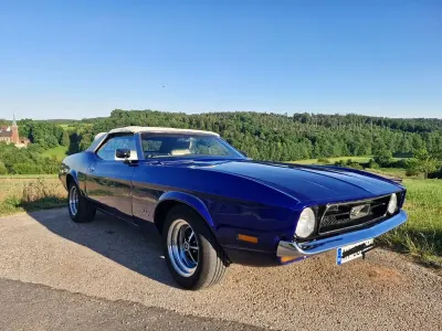 Gebraucht Ford Mustang 294 PS (216 kW) 1972 Blau Cabrio