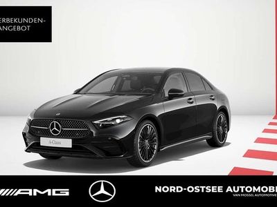 Gebraucht Mercedes A220 AMG line 190 PS (139 kW) 2023 Metalliclack kosmosschwarz Limousine