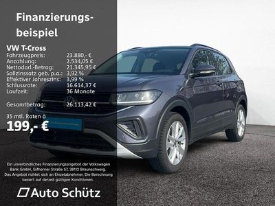 Gebraucht VW T-Cross Life 116 PS (85 kW) 2024 Grau SUV