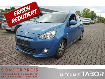 Gebraucht Mitsubishi Space Star 80 PS (58 kW) 2014 Atollblau (p) Van / Kleinbus