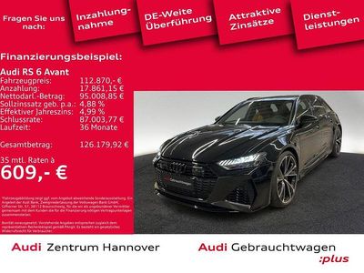 Gebraucht Audi RS6 Ambiente 600 PS (441 kW) 2024 Mythosschwarz metallic Kombi