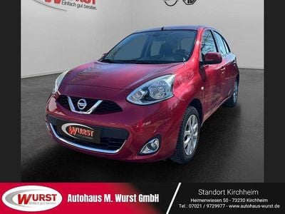 Usata Nissan Micra Acenta 80 CV (58 kW) 2015 Rosso Utilitaria