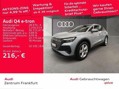 Gebraucht Audi Q4 e-tron Comfort 150 kW (204 PS) 2023 Florettsilber metallic SUV