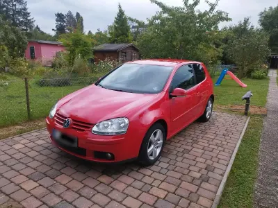 Gebraucht VW Golf V 2008 Rot Kleinwagen