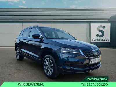 Usata Skoda Karoq Clever 150 CV (110 kW) 2021 Blu SUV