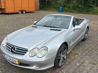 Gebraucht Mercedes SL500 306 PS (225 kW) 2002 Silber Cabrio