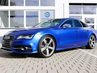 Begagnad Audi S7 Exclusive 420 HK (308 kW) 2014 Blå Halvkombi