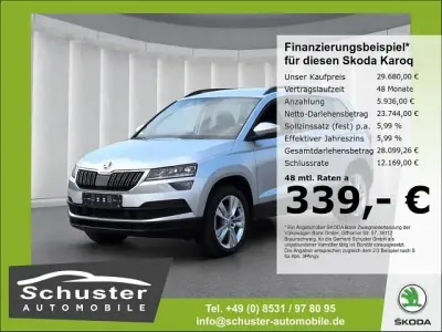 Gebraucht Skoda Karoq Style 150 PS (110 kW) 2022 Silber SUV