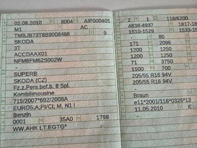 Gebraucht Skoda Superb 160 PS (117 kW) 2010 Braun Kombi