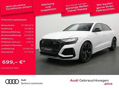 Gletscherweiß metallic Gebraucht 2022 Audi RS Q8 Ambiente SUV | 97.980 € (Guter Preis)