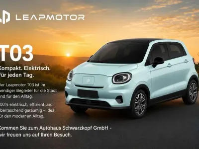 Neu Leapmotor T03 69 kW (95 PS) 2026 Carribean blue Kleinwagen