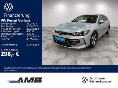 Gebraucht VW Passat Business 204 PS (150 kW) 2025 Oyster silver metallic Kombi