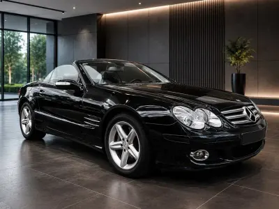 Używany Mercedes SL500 387 KM (284 kW) 2006 Czarny Kabriolet