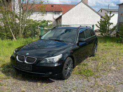 Brugt BMW 525 177 HK (130 kW) 2007 Sort Stationcar