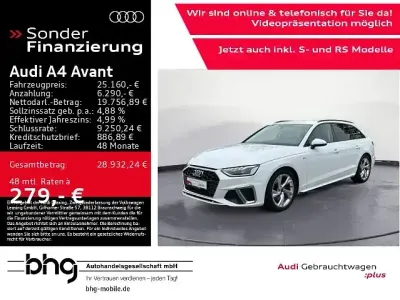 Gebraucht Audi A4 S-Line 163 PS (119 kW) 2024 Weiß Kombi