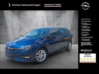 Blau Gebraucht 2021 Opel Astra Elegance Kombi | 13.450 € (Teuer)