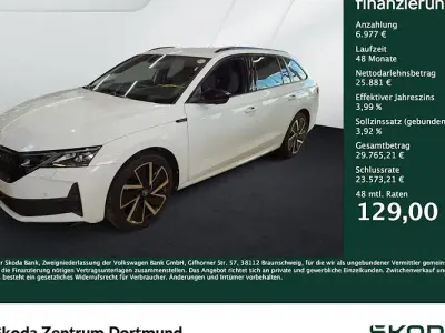 Gebraucht Skoda Octavia SportLine 150 PS (110 kW) 2025 Moonweiss metallic Kombi