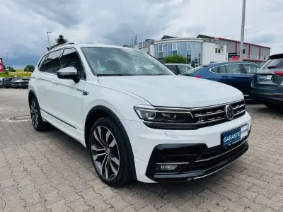Gebraucht VW Tiguan Allspace Highline 190 PS (139 kW) 2018 Weiß SUV