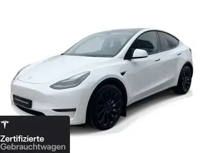 Begagnad Tesla Model Y Performance 321 kW (437 HK) 2022 Vit SUV