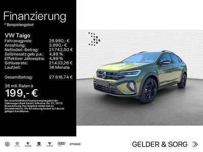 Gebraucht VW Taigo R-line 116 PS (85 kW) 2025 Visual green metallic SUV