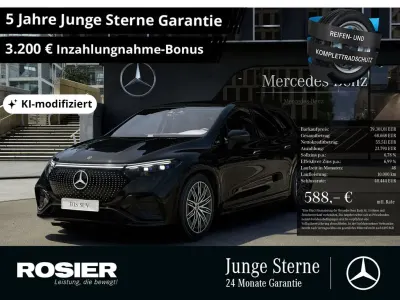 Gebraucht Mercedes EQS580 Premium Plus 400 kW (544 PS) 2023 Schwarz / obsidianschwarz SUV