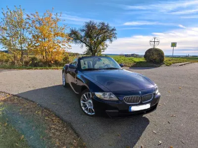 Brugt BMW Z4 Sport Line 265 HK (194 kW) 2007 Blå Cabriolet