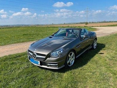 Usata Mercedes SLK200 AMG 184 CV (135 kW) 2014 Grigio Cabrio