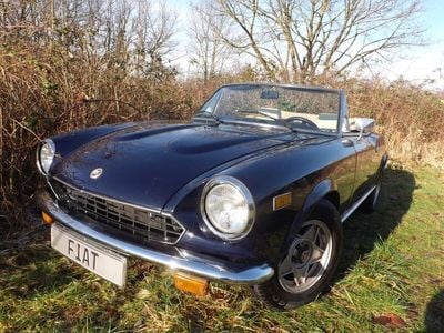 Usata Fiat 124 Spider 105 CV (77 kW) 1982 Blu Cabrio