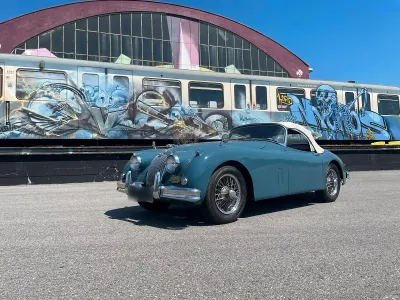 Gebraucht Jaguar XK 193 PS (141 kW) 1958 Blau Cabrio