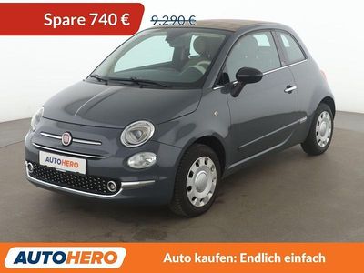 Grau Gebraucht 2017 Fiat 500C Lounge Cabrio | 8.550 € (Fairer Preis)