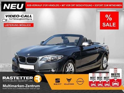 gebraucht BMW 218 i Cabrio Sportsitze+Leder+Navi+Kamera+Windschutz+S