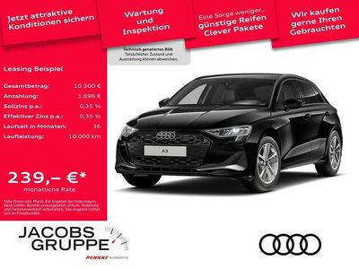 Mythosschwarz metallic Gebraucht 2025 Audi A3 Advanced Plus Limousine | 32.059 € (Guter Preis)