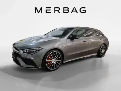 Gebraucht Mercedes CLA35 AMG Shooting Brake AMG 306 PS (225 kW) 2023 Metalliclack mountaingrau Kombi