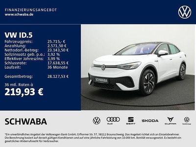 Gletscherweiß metallic Gebraucht 2022 VW ID.5 Pro Performance SUV | 25.715 € (Guter Preis)