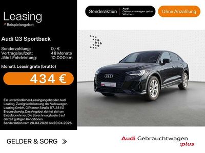 Gebraucht Audi Q3 S-Line 150 PS (110 kW) 2025 Mythosschwarz metallic SUV
