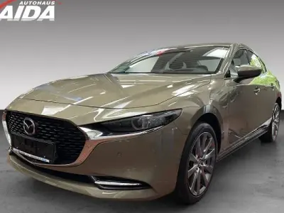 Neu Mazda 3 Exclusive-Line 186 PS (136 kW) 2025 Beige Limousine