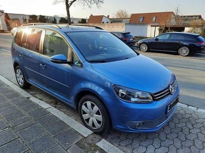 Gebraucht VW Touran Comfortline 105 PS (77 kW) 2011 Blau Van / Kleinbus