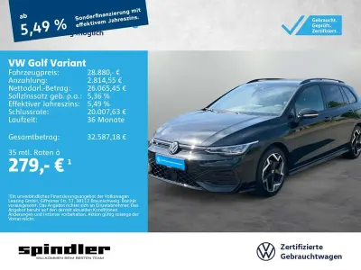Gebraucht VW Golf VIII R-line 150 PS (110 kW) 2025 Grenadillschwarz metallic Kombi