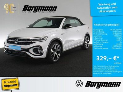 Gebraucht VW T-Roc Cabriolet R-line 150 PS (110 kW) 2025 Weiß Cabrio